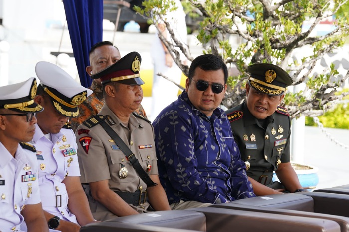 Ketua DPRD Kota Palu Hadiri Sertijab Komandan Lanal Palu